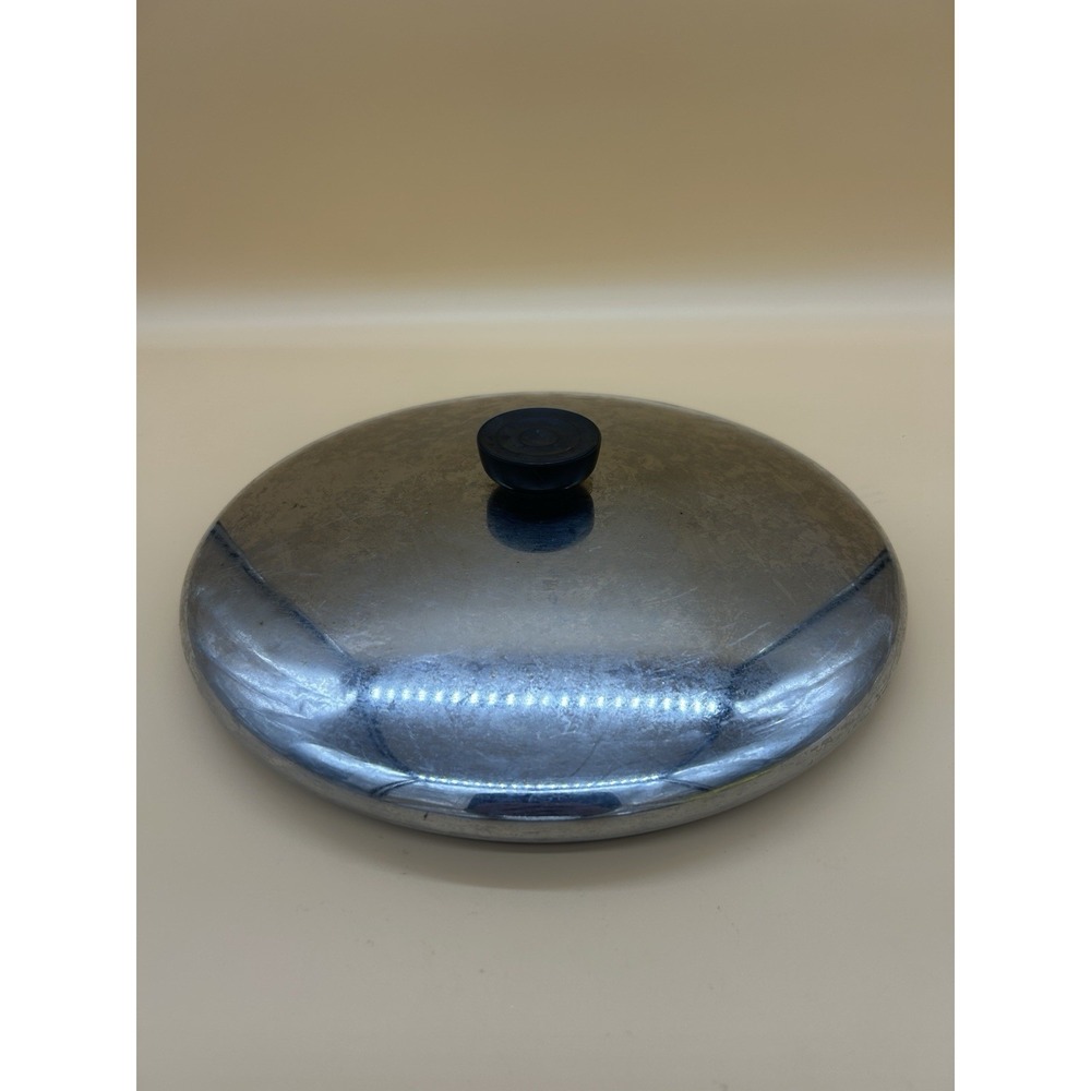 Vintage Revere Ware Stainless Steel‎ Lid ONLY 9-13/16" Fits 6 Qt Stock Pot